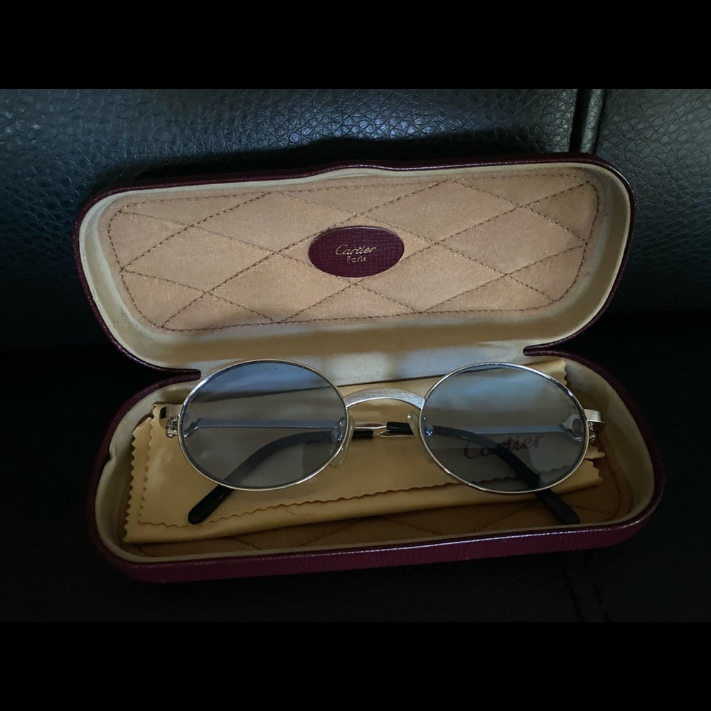 Vintage Cartier round sunglasses